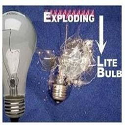 梦到灯泡炸了什么意思,梦见灯泡炸了是什么意思