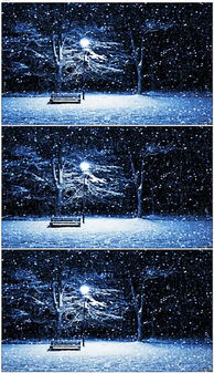 梦见晚上的雪景，梦见夜晚的雪山